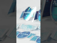 Προσαρμοσμένο Avery Επιστροφή διεύθυνση αυτοκόλλητα Ετικέτα Στρογγυλό Διαφανές έντυπο αυτοκόλλητο χαρτί