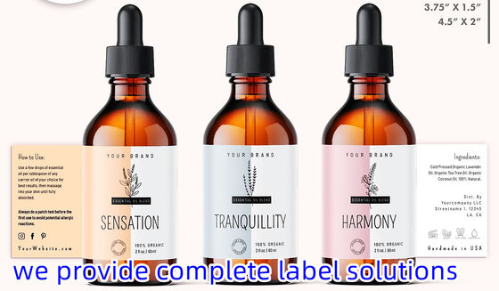 Προσαρμοσμένη ετικέτα για χρωματιστές διευθύνσεις Ετικέτες μεγάλες Βινύλιο αυτοκόλλητο Εκτύπωση μετάλλου Ετικέτα αυτοκόλλησης