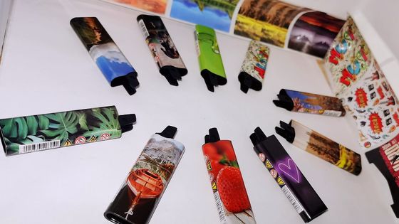 Αδιάβροχες ετικέτες ονομάτων Εκτύπωση αυτοκόλλητα Βινύλιο κόψιμο αυτοκόλλητη ετικέτα