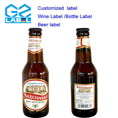 Ετικέτα αυτοκόλλητα OEM / ODM BEER Ετικέτες αυτοκόλλητα